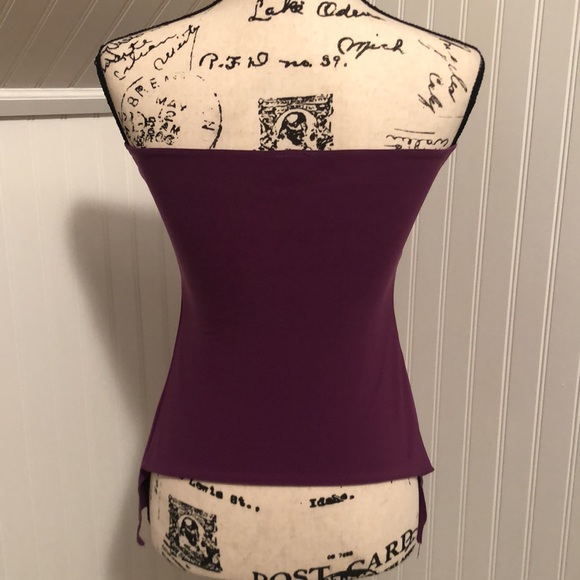 Purple Strapless Beach Top - Picture 3 of 8